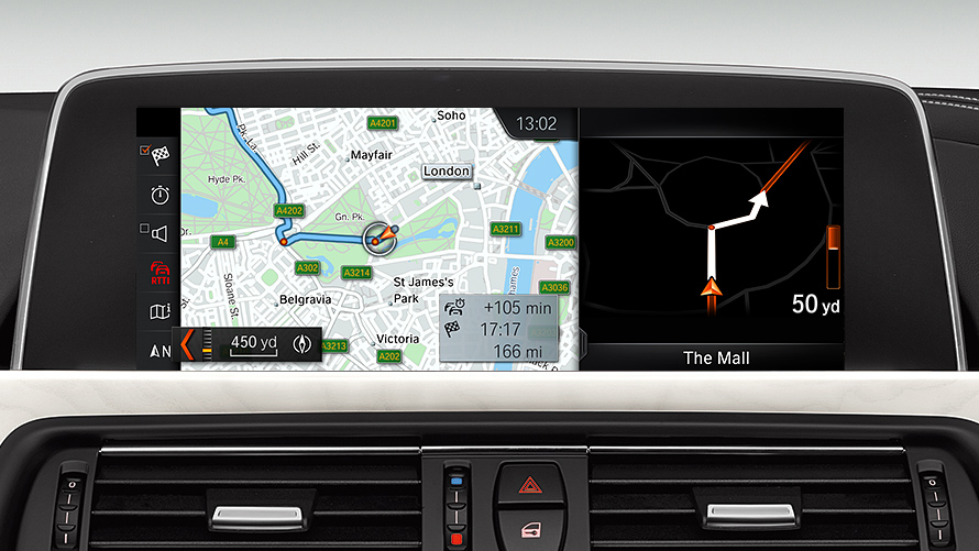Навигационная система Professional с сенсорным контроллером iDrive Навигационная система Professional с сенсорным контроллером iDrive