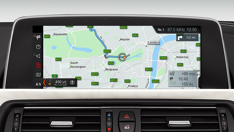 Навигационная система Professional с сенсорным контроллером iDrive Навигационная система Professional с сенсорным контроллером iDrive
