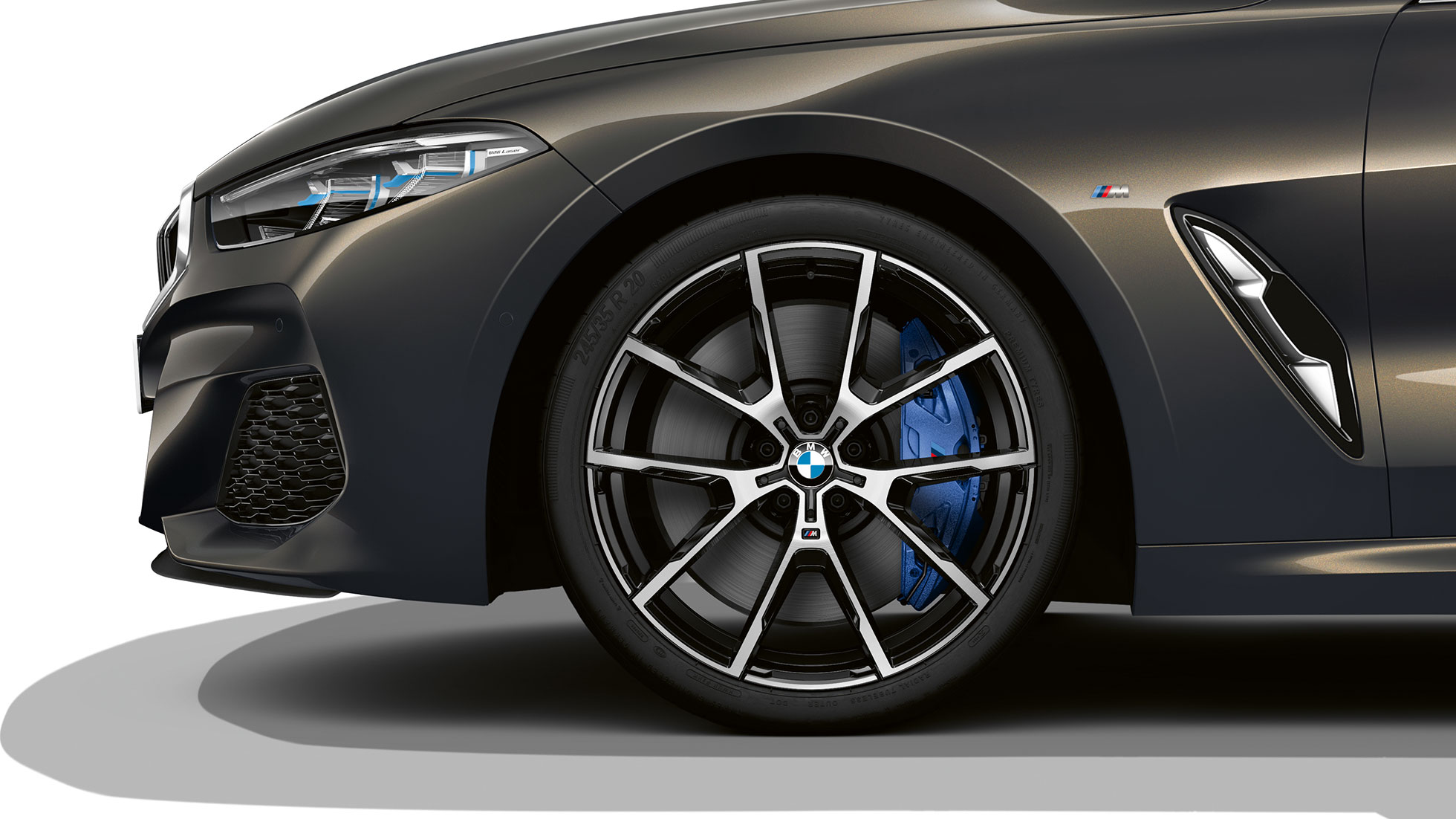 BMW M850i xDrive, Dravit Grey металлик, 20-дюймовые легкосплавные диски Y-spoke 728 M. BMW M850i xDrive, Dravit Grey металлик, 20-дюймовые легкосплавные диски Y-spoke 728 M.