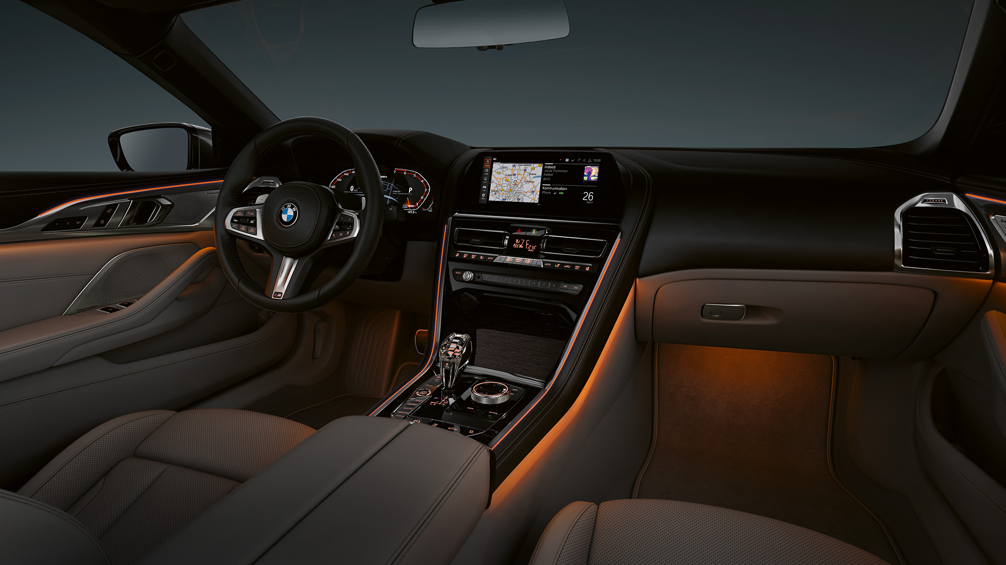 BMW m5 f90 салон подсветка