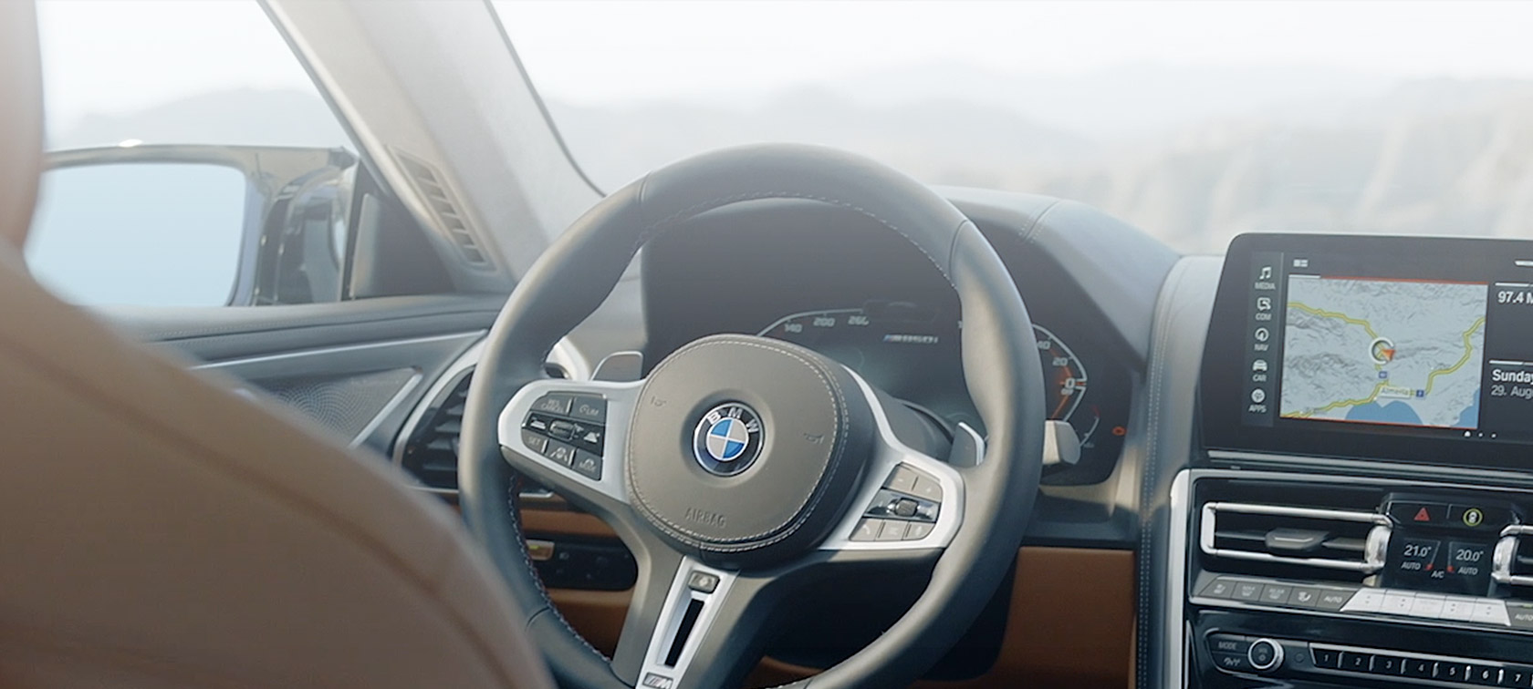 Дизайн интерьера автомобиля BMW 8 Серии Gran Coupé G16 LCI Facelift (рестайлинг 2022 года) Дизайн интерьера автомобиля BMW 8 Серии Gran Coupé G16 LCI Facelift (рестайлинг 2022 года)