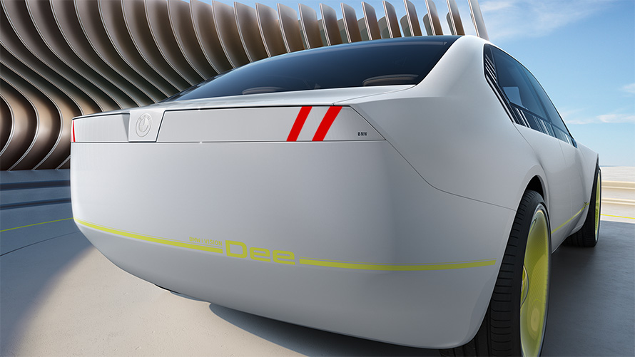 BMW i Vision Dee, концепт-кар, дизайн экстерьера, вид сзади