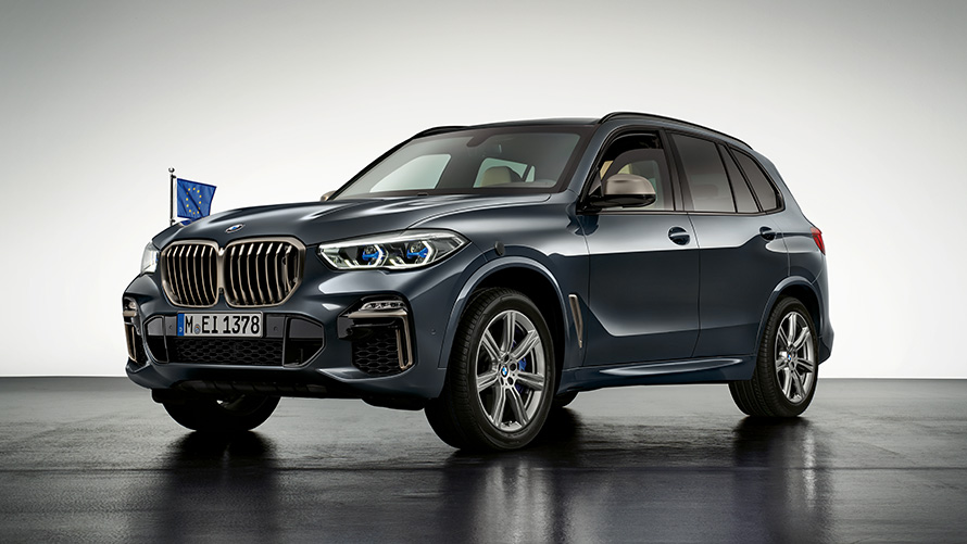 BMW Protection Vehicles Индивидуальная защита BMW Индивидуальная защита BMW Флаг ЕС